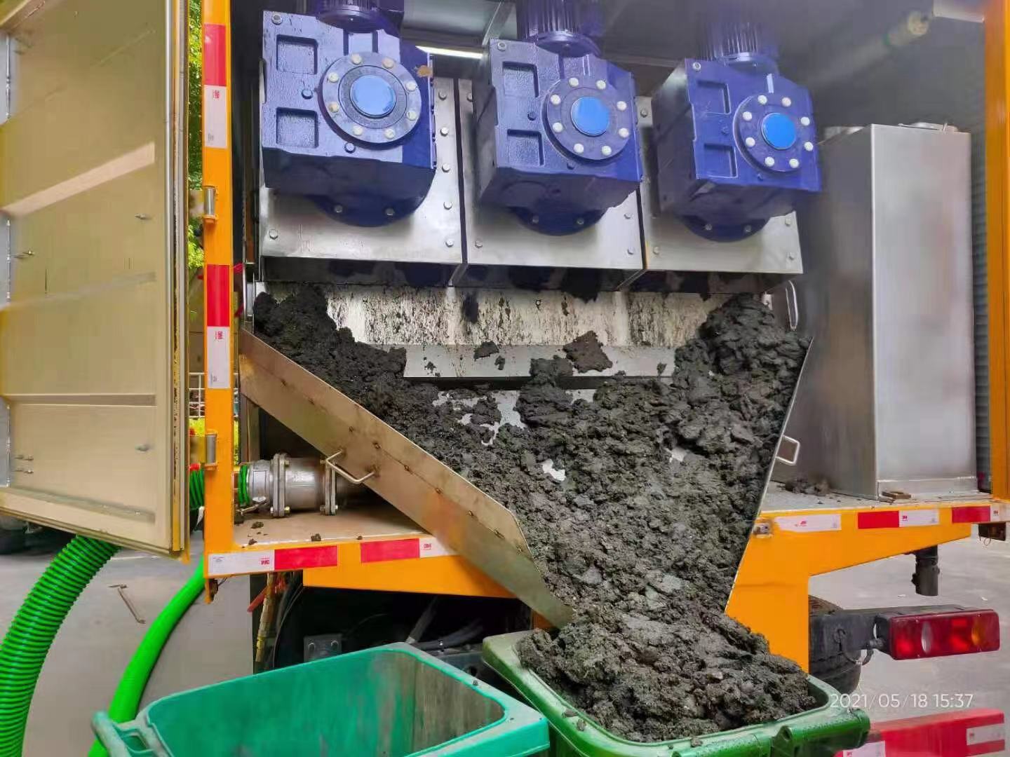 长泰化粪池清掏城市维护站-泥浆净化干湿分离处理